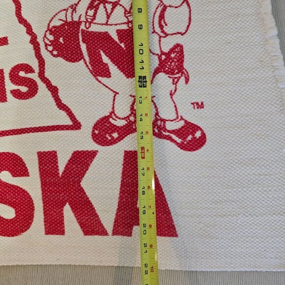 Vintage 1994/1995 National Champions Nebraska Cornhusker Decorative Rug - Picture 8 of 9